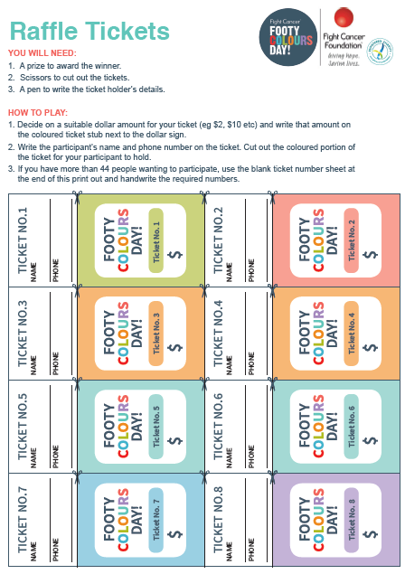 raffle tickets