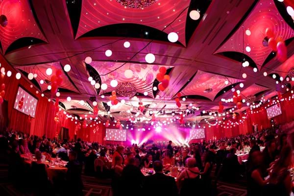 Fight Cancer Foundation's 2013 Red Ball Melbourne at Crown Palladium fundraising for cancer patients.
